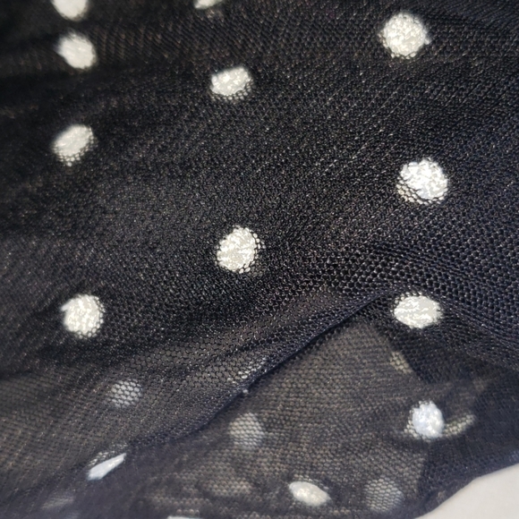 St.John NEW Balloon Skirt Mesh Top Women's BLACK & WHITE NWT - Picture 12 of 15